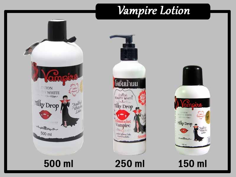 Kegunaan Lotion Vampire 