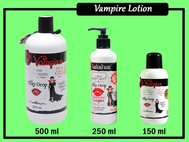 Cara Menggunakan Lotion Vampire 