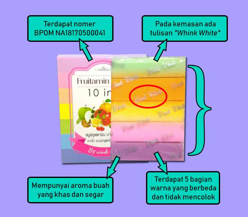 Review Fruitamin Soap Whitening 
