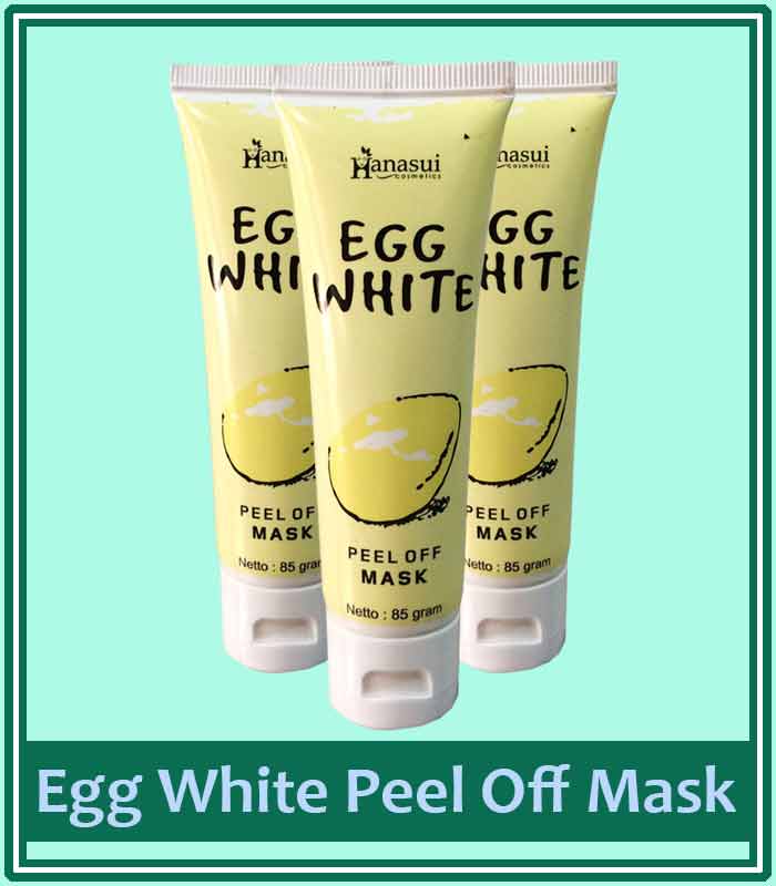 Review Egg White Peel Off Mask Hanasui 