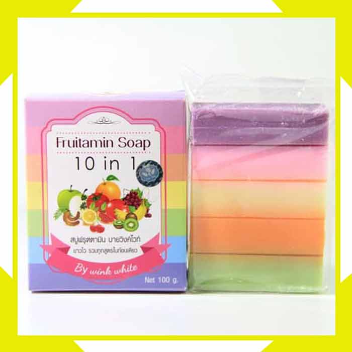 Manfaat Fruitamin Whitening Soap 